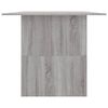 vidaXL Τραπεζαρία Γκρι Sonoma 180 x 90 x 76 εκ. από Επεξεργασμένο Ξύλο