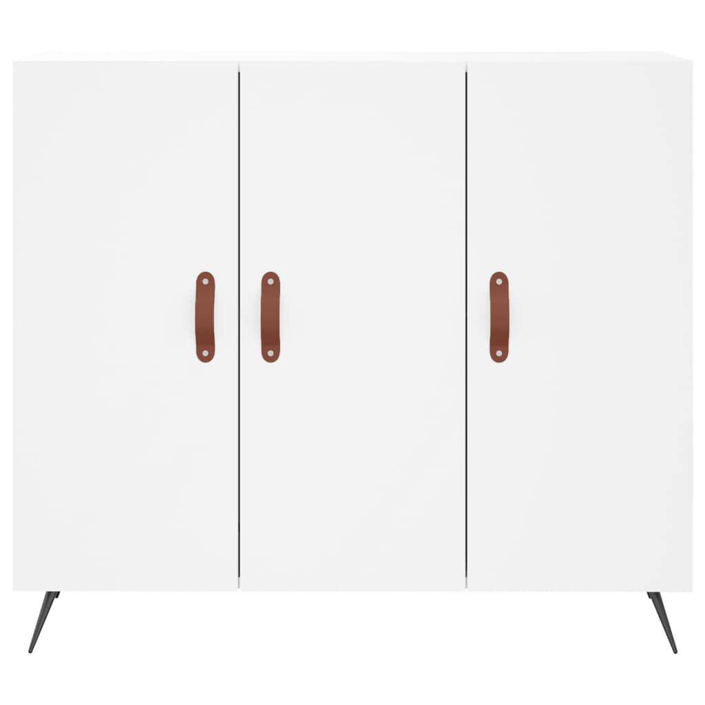 vidaXL Μπουφές Λευκός 90 x 34 x 80 εκ. από Επεξεργασμένο Ξύλο