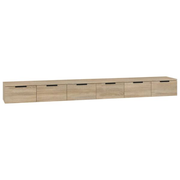 vidaXL Ντουλάπια Τοίχου 2 τεμ. Sonoma Δρυς 102x30x20 εκ. Επεξ. Ξύλο