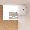 vidaXL Ντουλάπια Τοίχου 2 τεμ. Λευκά 60x30x35 εκ από Μασίφ Ξύλο Πεύκου