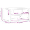 vidaXL Βάση Εκτυπωτή Sonoma Δρυς 40x32x22,5 εκ. από Επεξεργασμένο Ξύλο