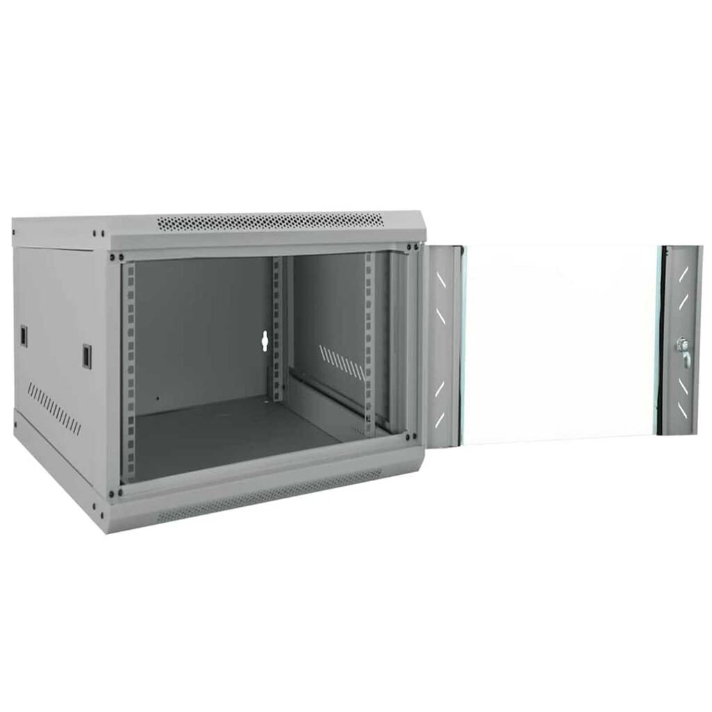 vidaXL Ντουλάπα δικτύου με αποθήκευση Γκρι 53 x 60 x 45 εκ Ατσάλι