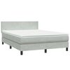 vidaXL &Kappa;&rho;&epsilon;&beta;ά&tau;&iota; Boxspring &mu;&epsilon; &Sigma;&tau;&rho;ώ&mu;&alpha; &Alpha;&nu;&omicron;&iota;&chi;&tau;ό &Gamma;&kappa;&rho;&iota; 140x210 &epsilon;&kappa;. &Beta;&epsilon;&lambda;&omicron;ύ&delta;&iota;&nu;&omicron;
