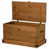 vidaXL Σεντούκι αποθήκευσης HALDEN 91x48x47 cm Ξύλο μασίφ πεύκο