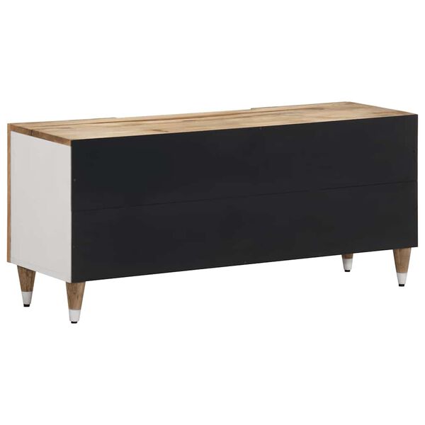 ντουλάπι τηλεόρασης vidaXL 105x33,5x46 cm μασίφ ξύλο Mango