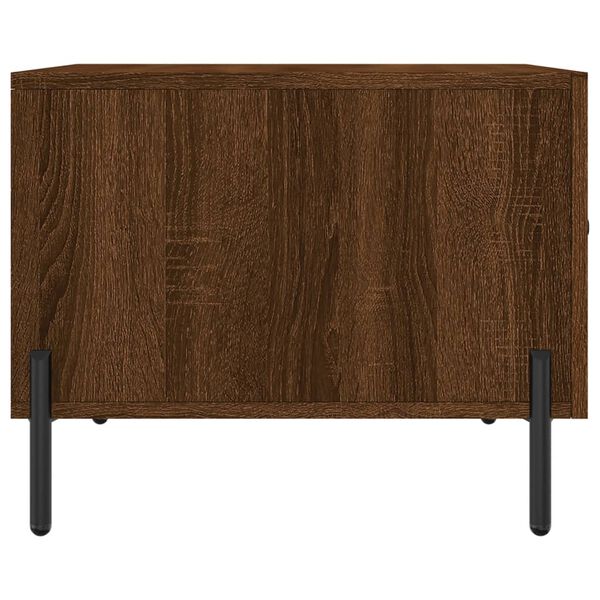 vidaXL Τραπεζάκια Σαλονιού 2 τεμ Brown Oak 50x50x40 εκ Επεξ. Ξύλο