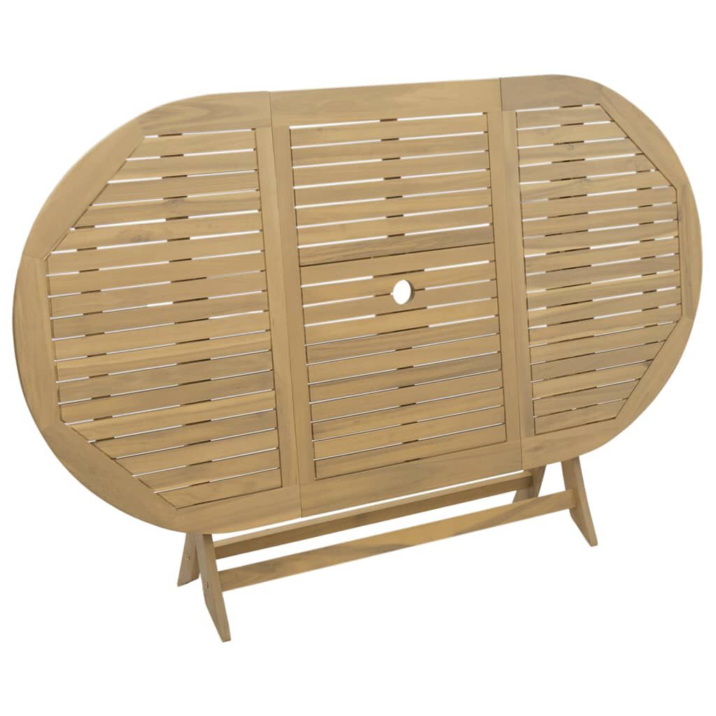 vidaXL Τραπέζι Κήπου Πτυσσόμενο 160x85x75 εκ. Μασίφ Ξύλο Ακακίας