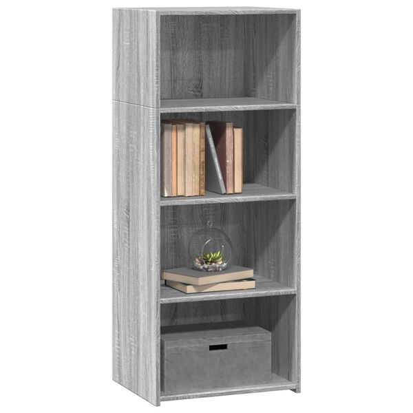vidaXL Ντουλάπι Γκρι Sonoma 50x41x124 εκ. από Επεξεργασμένο Ξύλο