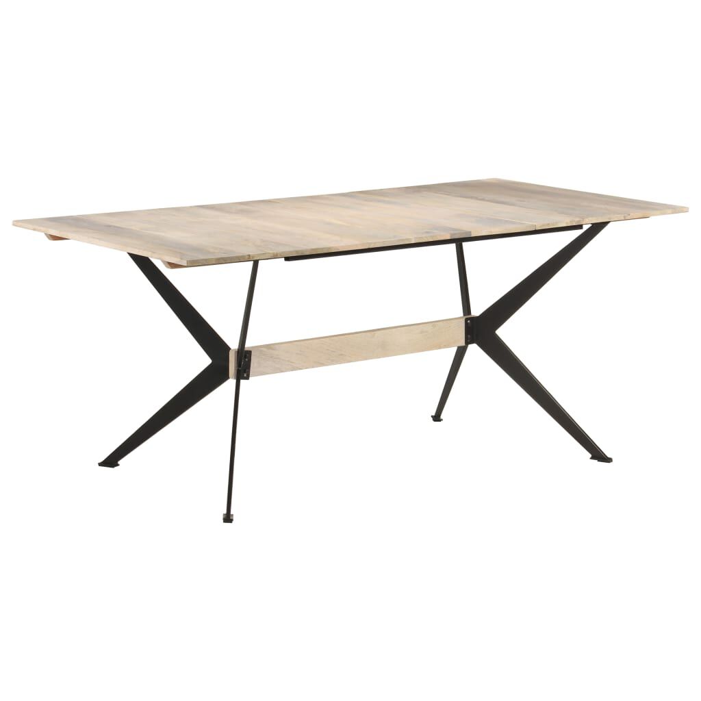 vidaXL Τραπεζαρία 180 x 90 x 76 εκ. από Μασίφ Ξύλο Μάνγκο