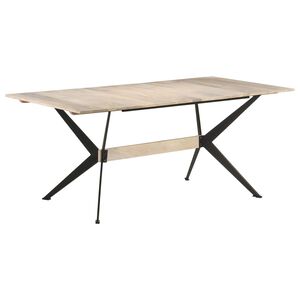 vidaXL &Tau;&rho;&alpha;&pi;&epsilon;&zeta;&alpha;&rho;ί&alpha; 180 x 90 x 76 &epsilon;&kappa;. &alpha;&pi;ό &Mu;&alpha;&sigma;ί&phi; &Xi;ύ&lambda;&omicron; &Mu;ά&nu;&gamma;&kappa;&omicron;