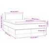 vidaXL &Kappa;&rho;&epsilon;&beta;ά&tau;&iota; Boxspring &mu;&epsilon; &Sigma;&tau;&rho;ώ&mu;&alpha; &Kappa;&rho;&epsilon;&mu; 120x190 &epsilon;&kappa;. &Upsilon;&phi;&alpha;&sigma;&mu;ά&tau;&iota;&nu;&omicron;