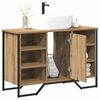 vidaXL Ντουλάπι νεροχύτη με αποθήκευση Artisan Oak 91 x 35 x 60 εκ