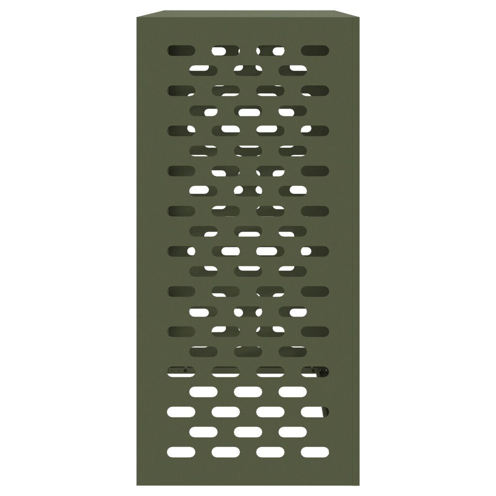 vidaXL Κάλυμμα Κλιματιστικού - Ελιά, 110x50x105 εκ, Ατσάλι
