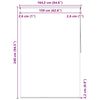 vidaXL Κουρτίνα Μπάνιου Ρολό Σχέδιο Πιτσιλιά 160 x 240 εκ.