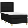 vidaXL &Kappa;&rho;&epsilon;&beta;ά&tau;&iota; Boxspring &mu;&epsilon; &Sigma;&tau;&rho;ώ&mu;&alpha; & LED &Mu;&alpha;ύ&rho;&omicron; 90x200 &epsilon;&kappa;. &Upsilon;&phi;&alpha;&sigma;&mu;ά&tau;&iota;&nu;&omicron;