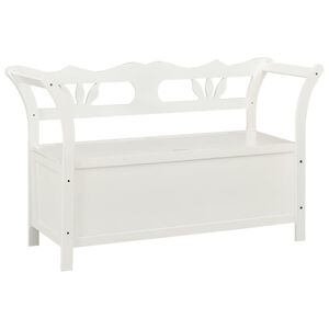 vidaXL &Pi;ά&gamma;&kappa;&omicron;&sigmaf; &Lambda;&epsilon;&upsilon;&kappa;ό&sigmaf; 107 x 45 x 75,5 &epsilon;&kappa;. &alpha;&pi;ό &Mu;&alpha;&sigma;ί&phi; &Xi;ύ&lambda;&omicron; &Epsilon;&lambda;ά&tau;&eta;&sigmaf;