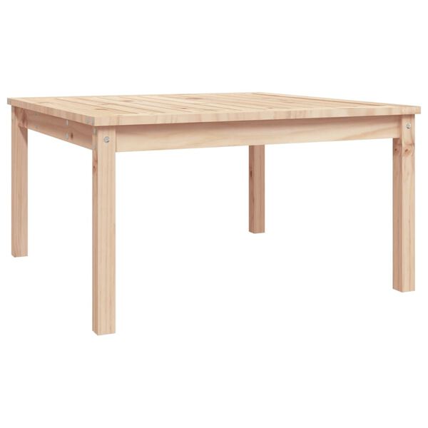 vidaXL Τραπέζι Κήπου 82,5x82,5x45 εκ. από Μασίφ Ξύλο Πεύκου
