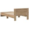 vidaXL Σκελετός Κρεβατιού Artisan Oak 100 x 200 cm Επεξεργασμένο ξύλο
