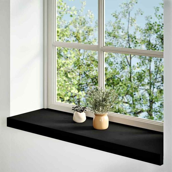 vidaXL Περβάζια παραθύρων 2 τεμ. Σκ. Καφέ 70x30x2 εκ. Μασίφ Ξύλο Δρυός