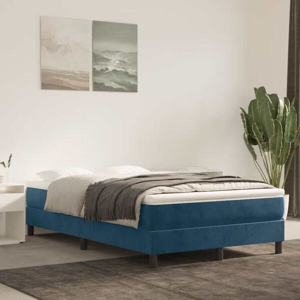 vidaXL &Kappa;&rho;&epsilon;&beta;ά&tau;&iota; Boxspring &mu;&epsilon; &Sigma;&tau;&rho;ώ&mu;&alpha; &Sigma;&kappa;&omicron;ύ&rho;&omicron; &Mu;&pi;&lambda;&epsilon; 120x200 &epsilon;&kappa;. &Beta;&epsilon;&lambda;&omicron;ύ&delta;&iota;&nu;&omicron;
