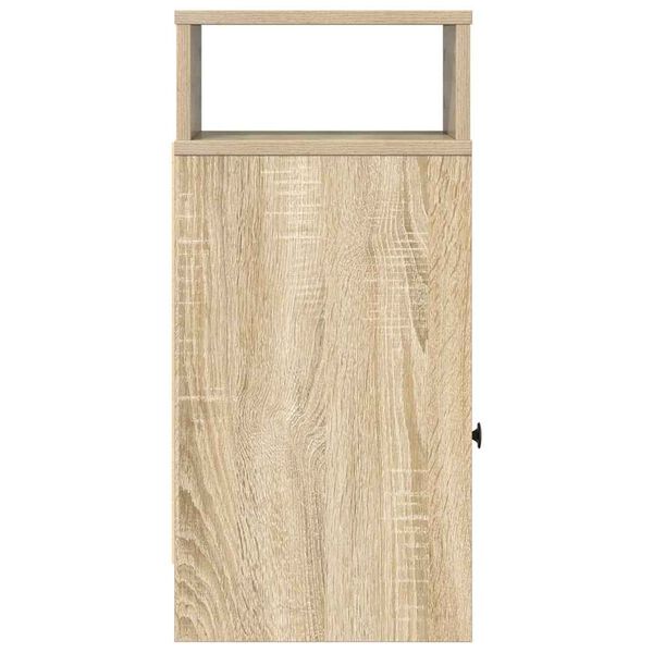 vidaXL Κομοδίνο με συρτάρι Sonoma Δρυς 25x31x66 εκ.