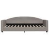 vidaXL Καναπές Κρεβάτι Συρόμενος Taupe 80x200 εκ. Υφασμάτινος Συρτάρια