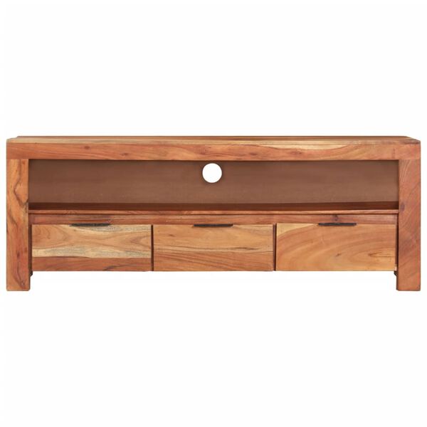 vidaXL Έπιπλο Τηλεόρασης 110 x 30 x 40 εκ. από Μασίφ Ξύλο Ακακίας