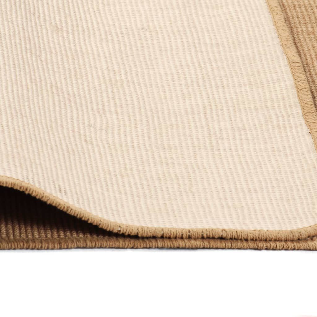 vidaXL Χαλί 180 x 250 εκ. από Γιούτα με Υπόστρωμα από Λάτεξ