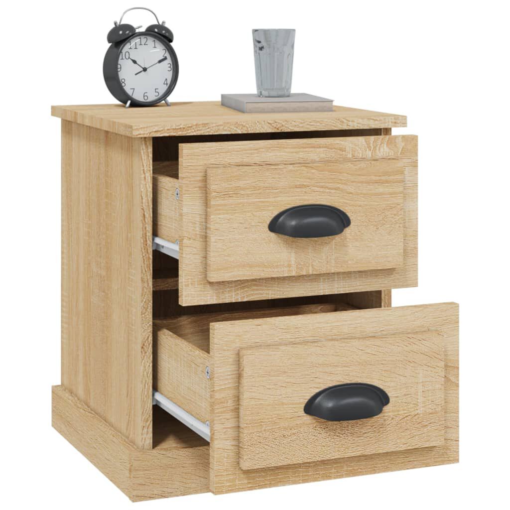 vidaXL Κομοδίνο Sonoma Δρυς 39x39x47,5 εκ. από Επεξεργασμένο Ξύλο