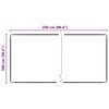 vidaXL &Delta;&epsilon;&rho;&mu;ά&tau;&iota;&nu;&omicron; &Chi;&alpha;&lambda;ί &Gamma;&kappa;&rho;&iota; 100 x 250 cm 100% &Pi;&omicron;&lambda;&upsilon;&pi;&rho;&omicron;&pi;&upsilon;&lambda;έ&nu;&iota;&omicron; &Tau;&omicron;ύ&phi;&tau;&alpha;