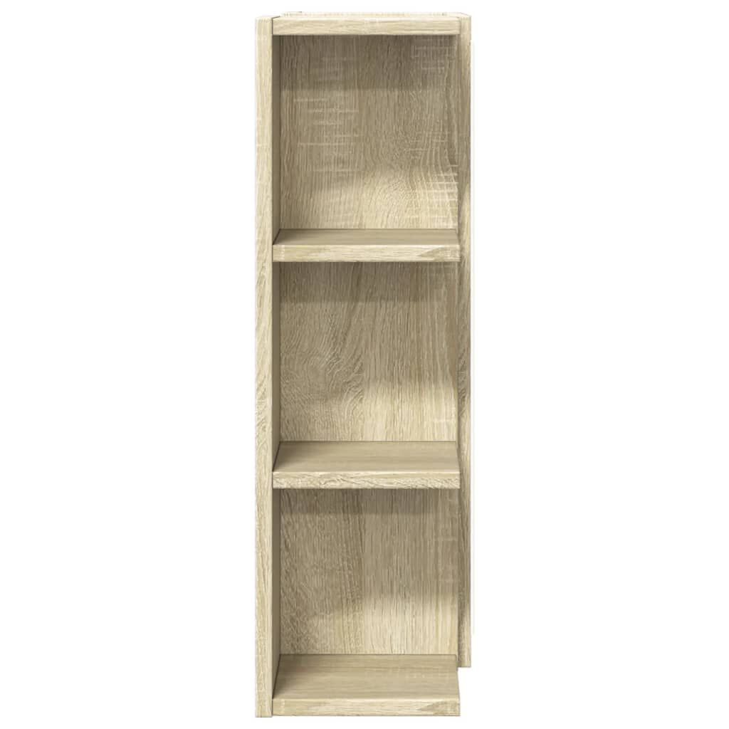 vidaXL Καθρέφτης Μπάνιου Sonoma Δρυς 80 x 20,5 x 64 εκ. Ξύλο