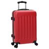 vidaXL Σετ Βαλίτσας με κλειδαριά 3 pcs Κόκκινο 50 x 31 x 78 εκ