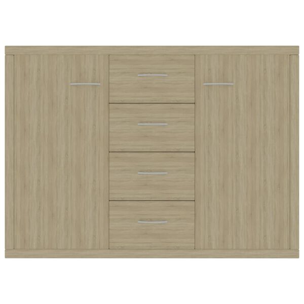 vidaXL Μπουφές Sonoma Δρυς 88 x 30 x 65 εκ. από Επεξ. Ξύλο