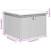 vidaXL Σετ Καναπέ Κήπου 4 pcs Γκρι 55 x 62 x 69 εκ Πολυ ράταν