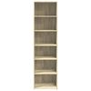 vidaXL Ντουλάπι Sonoma δρυς 50x41x185 εκ. από Επεξεργασμένο Ξύλο