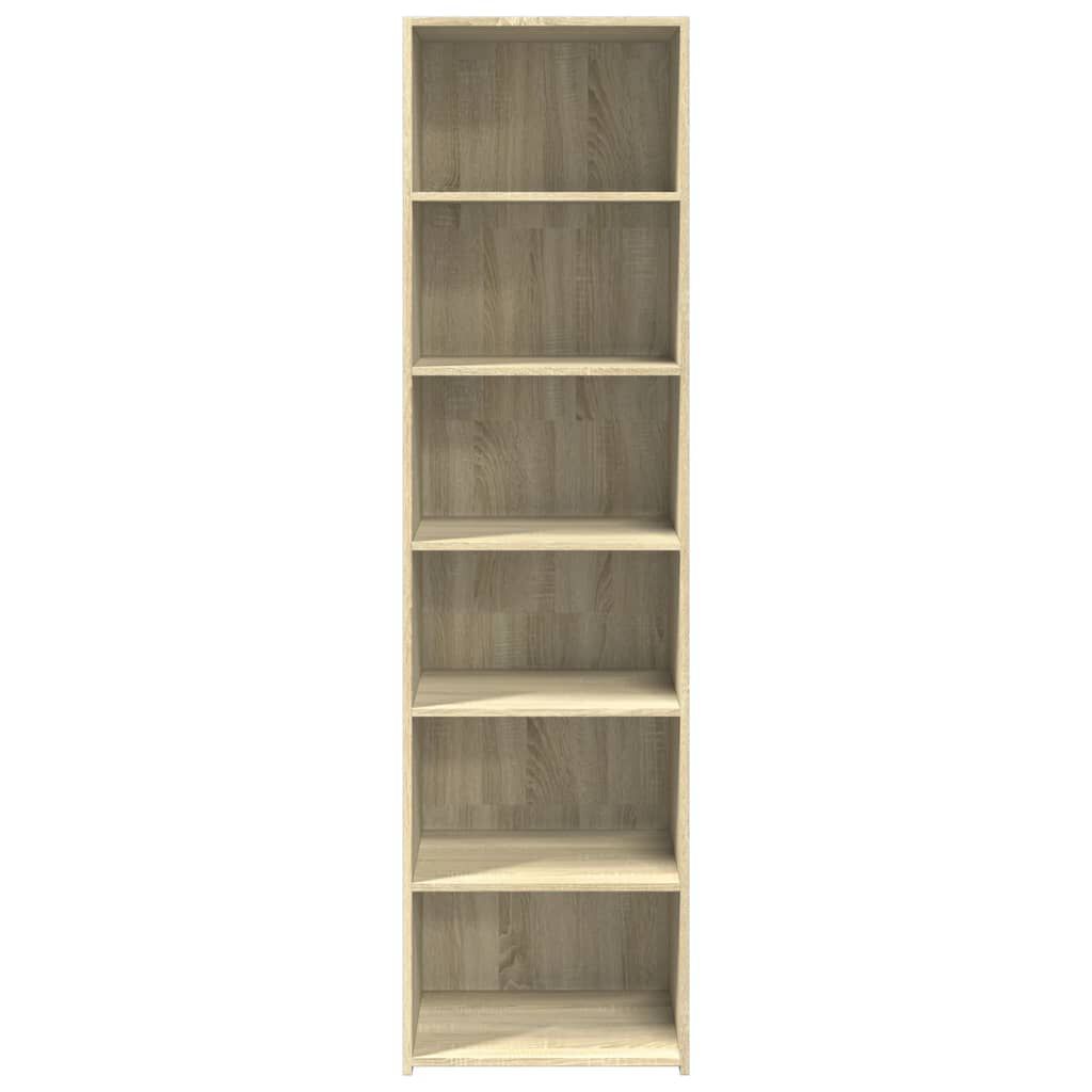 vidaXL Ντουλάπι Sonoma δρυς 50x41x185 εκ. από Επεξεργασμένο Ξύλο