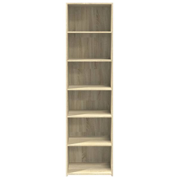 vidaXL Ντουλάπι Sonoma δρυς 50x41x185 εκ. από Επεξεργασμένο Ξύλο