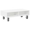 vidaXL &Kappa;&omicron;&mu;&omicron;&delta;ί&nu;&omicron; &mu;&epsilon; &tau;&rho;&omicron;&chi;&omicron;ύ&sigmaf; &Lambda;&epsilon;&upsilon;&kappa;ό 90 x 50 x 30 cm &Epsilon;&pi;&epsilon;&xi;&epsilon;&rho;&gamma;&alpha;&sigma;&mu;έ&nu;&omicron; &Xi;ύ&lambda;&omicron;