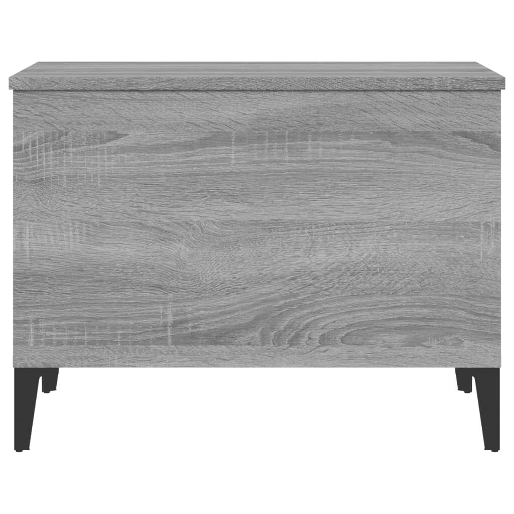 vidaXL Τραπεζάκι Σαλονιού Γκρι Sonoma 60x44,5x45εκ. Επεξεργασμένο Ξύλο
