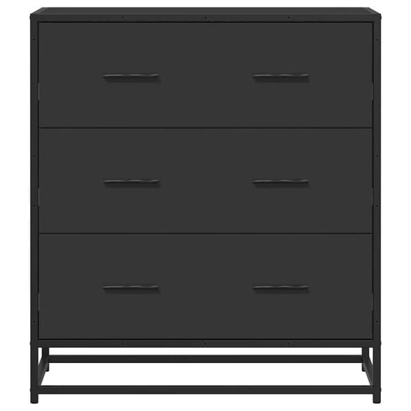 vidaXL Ραφιέρα Καφέ Δρυς 68x35x76 εκ. Επεξ. Ξύλο + Μέταλλο