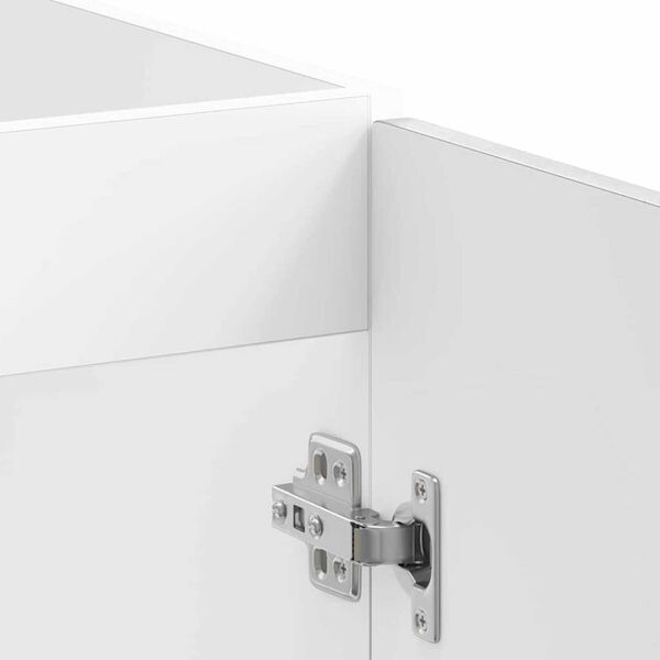 vidaXL Βάση νιπτήρα 2 pcs Γκρι 80 x 46 x 84.5 εκ. Επεξεργασμένο ξύλο