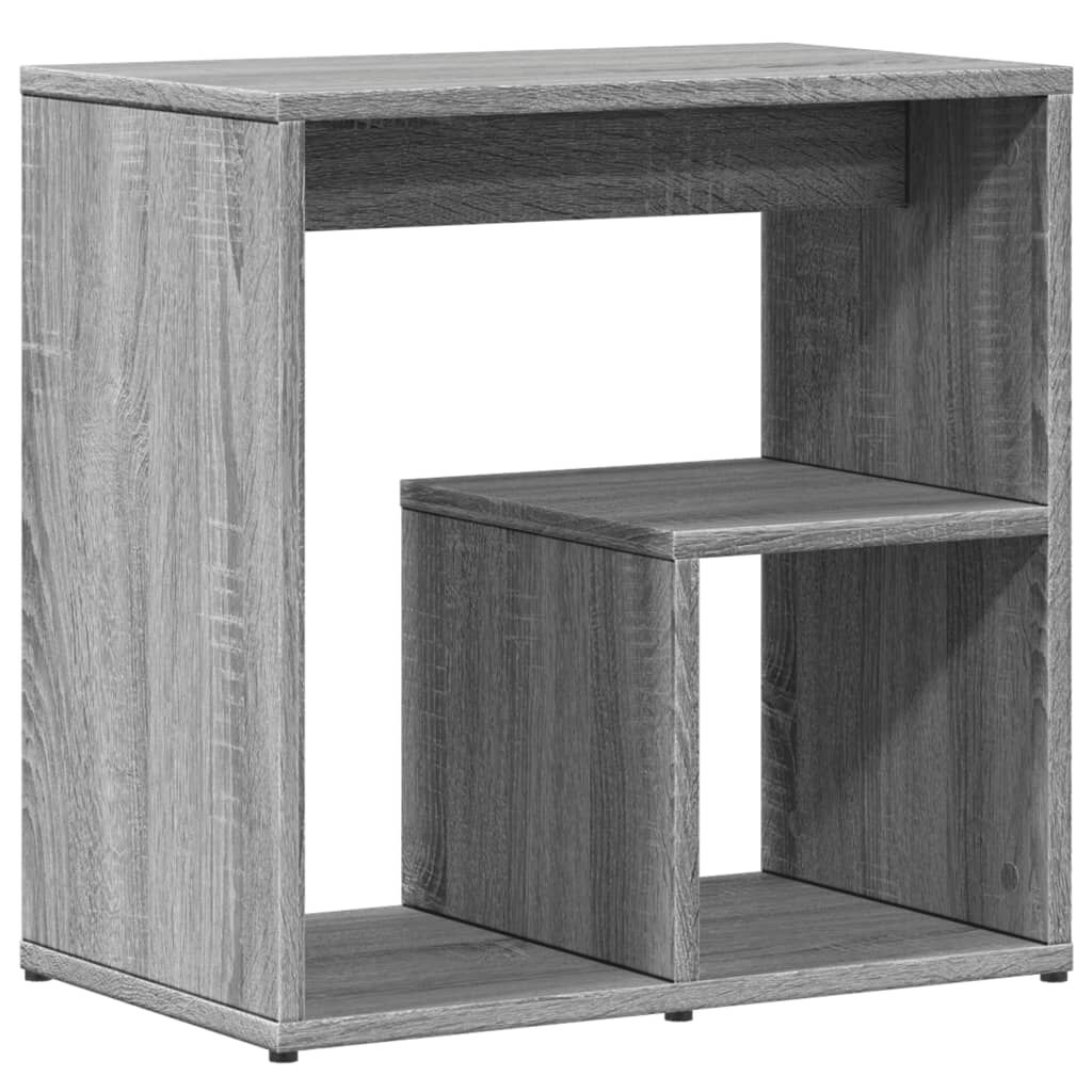 vidaXL Βοηθητικά Τραπέζια 2 τεμ Γκρι Sonoma 50x30x50 εκ. Επεξ. Ξύλο
