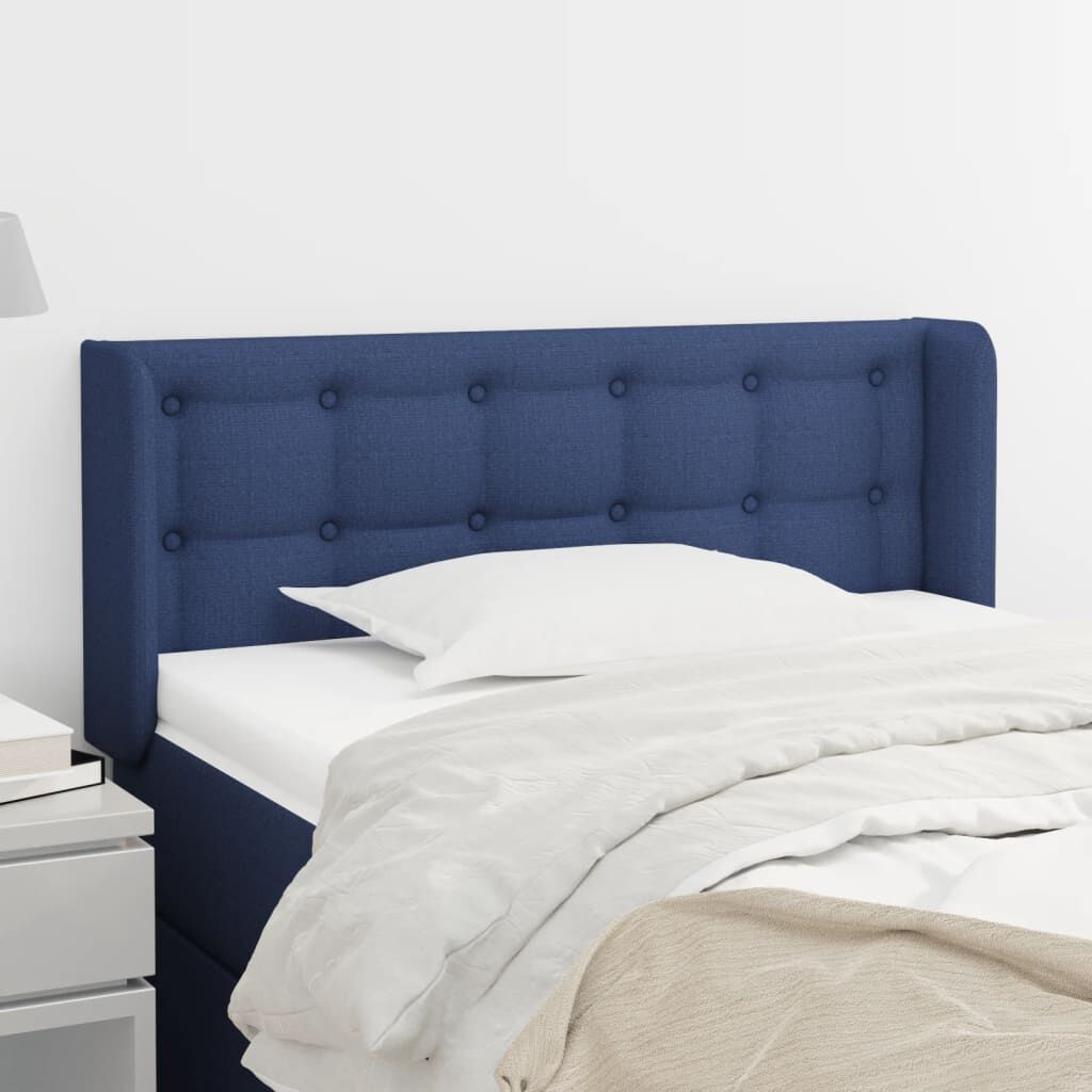 vidaXL Κεφαλάρι με Πτερύγια Μπλε 83x16x78/88 εκ. Υφασμάτινο