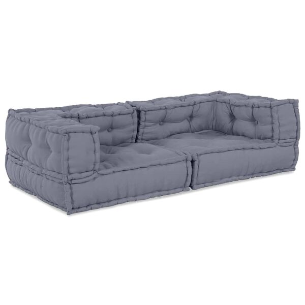 vidaXL Μαξιλάρι Γκρι 140 x 70 x 36 εκ Πολυεστέρας