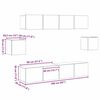 vidaXL 6 Piece TV Cabinet Set Παλαιό Ξύλο