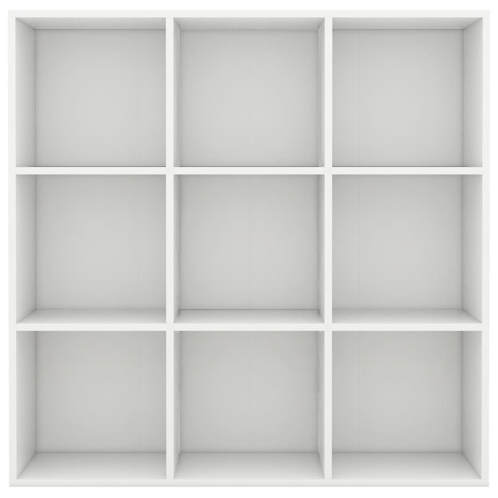 vidaXL Βιβλιοθήκη Λευκή 98 x 29 x 97,5 εκ. Επεξεργασμένο Ξύλο