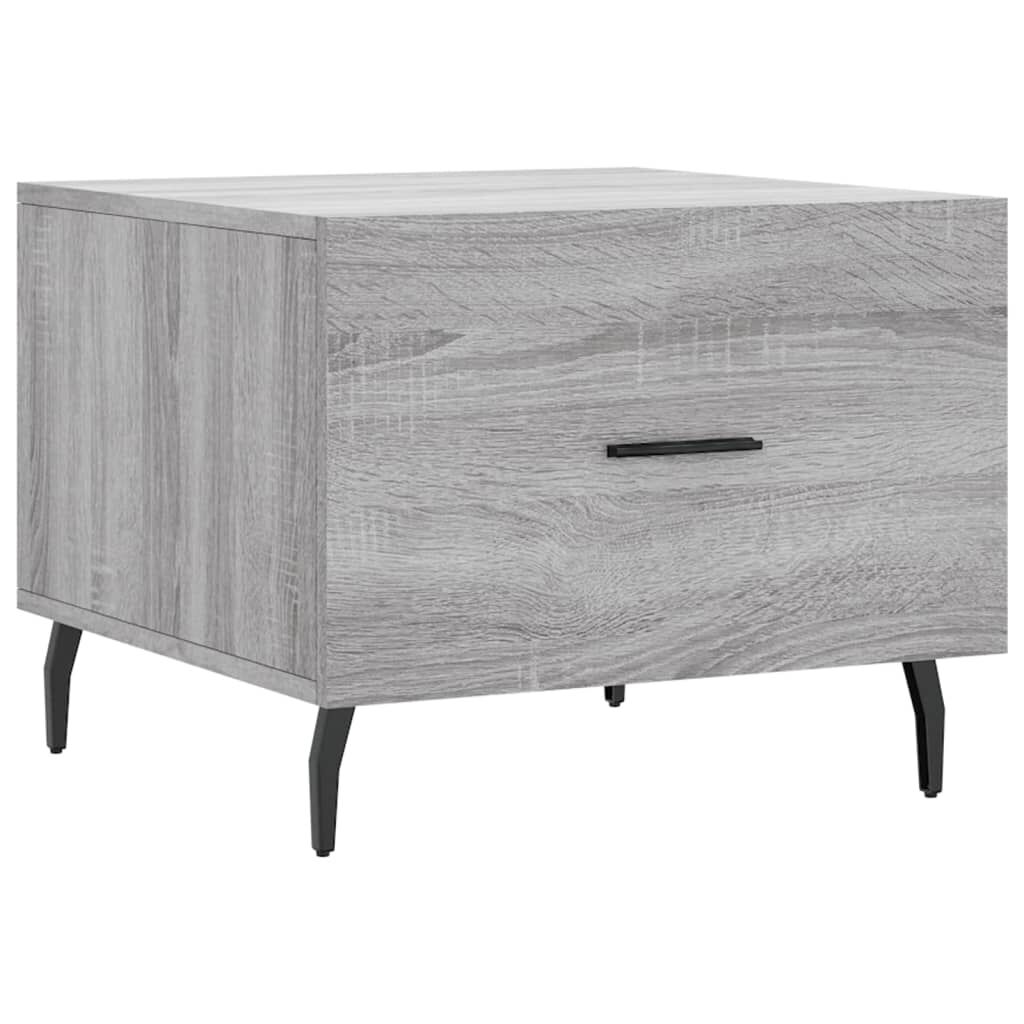 vidaXL Τραπεζάκι Σαλονιού Γκρι Sonoma 50x50x40 εκ. Επεξεργασμένο Ξύλο
