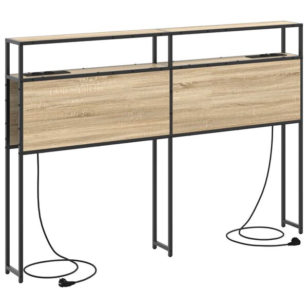 vidaXL Κεφαλάρι Αποθήκης Sonoma Oak 135 εκ. Επεξεργασμένο ξύλο