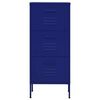 vidaXL Ντουλάπι Αποθήκευσης Ναυτικό Μπλε 42,5x35x101,5 εκ. από Ατσάλι