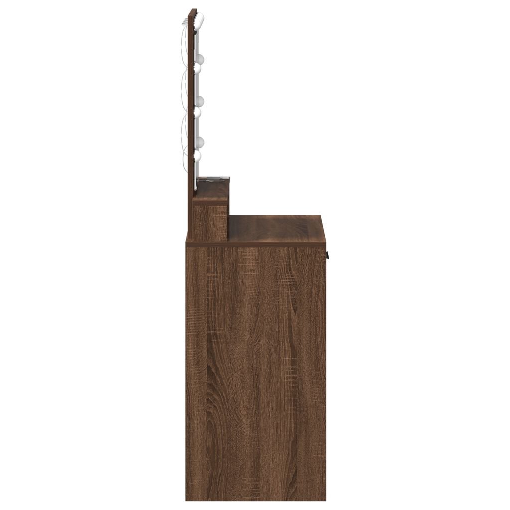 vidaXL Τραπέζι περιποίησης Καφέ 50 x 41 x 140 εκ. Επεξεργασμένο ξύλο